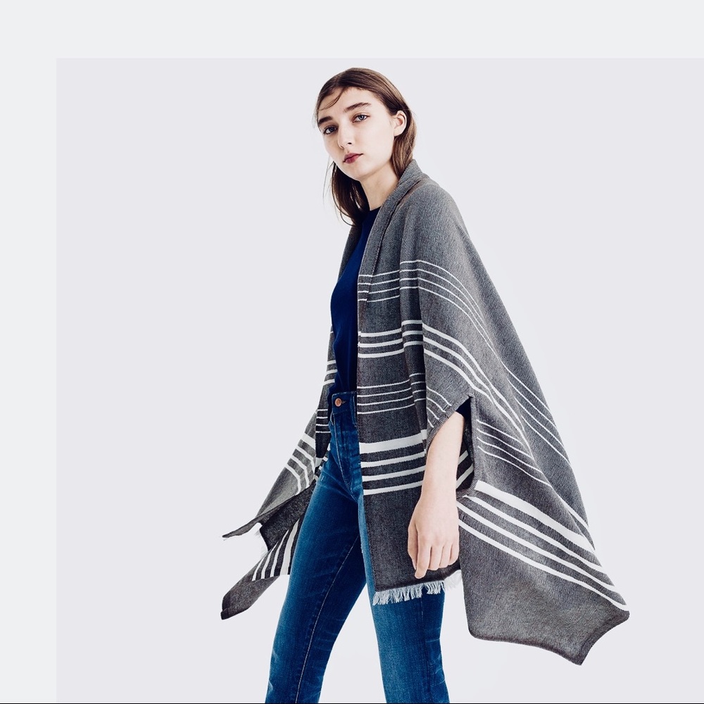 JCREW SCARF/CAPE NEW